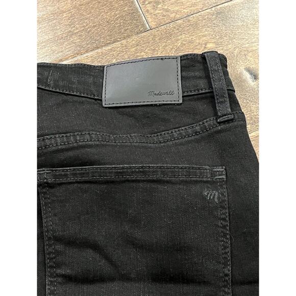Madewell Black Womens Distressed Roadtripper Denim Skinny Jeans Size 28 - Picture 5 of 12
